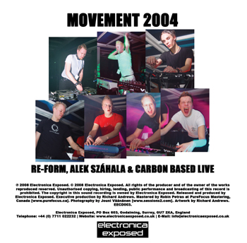 Electronica Exposed EECD003 - Booklet Front