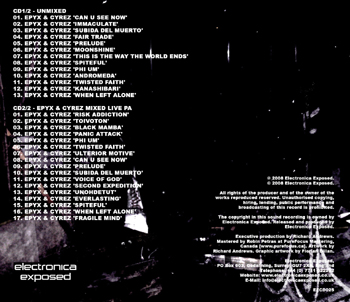 Electronica Exposed EECD025 - Tray Insert