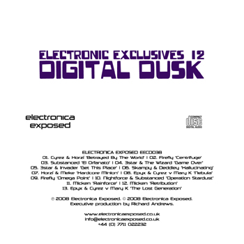 Electronica Exposed EECD038 - CD