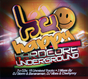 Hardcore Underground HUDSCD015 - Happy Hardcore Underground - Mixed By DJ Storm & Bananaman, DJ Vibes & Chwhynny