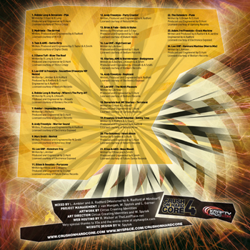 Crush On Hardcore COCD004 - CD4 - Back