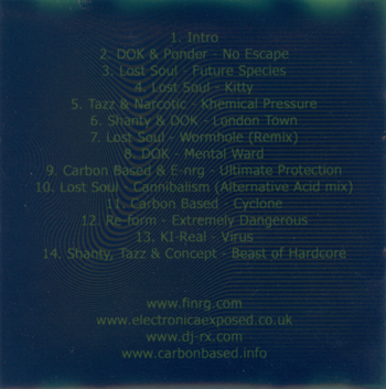 E-nrg ENRGCD002 - Back