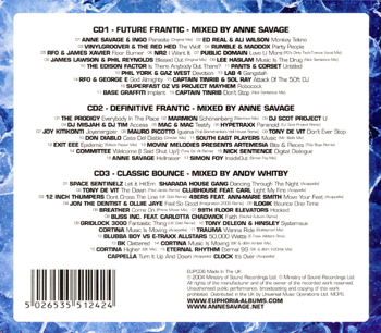 Ministry Of Sound EUPCD006 - Back