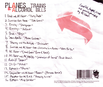 Pitched Up Recordings PURCD001 - Back
